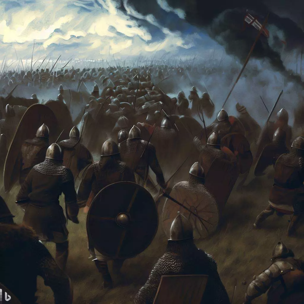 La grande armée viking en angleterre répondant à la mort de Ragnar Lothbrok