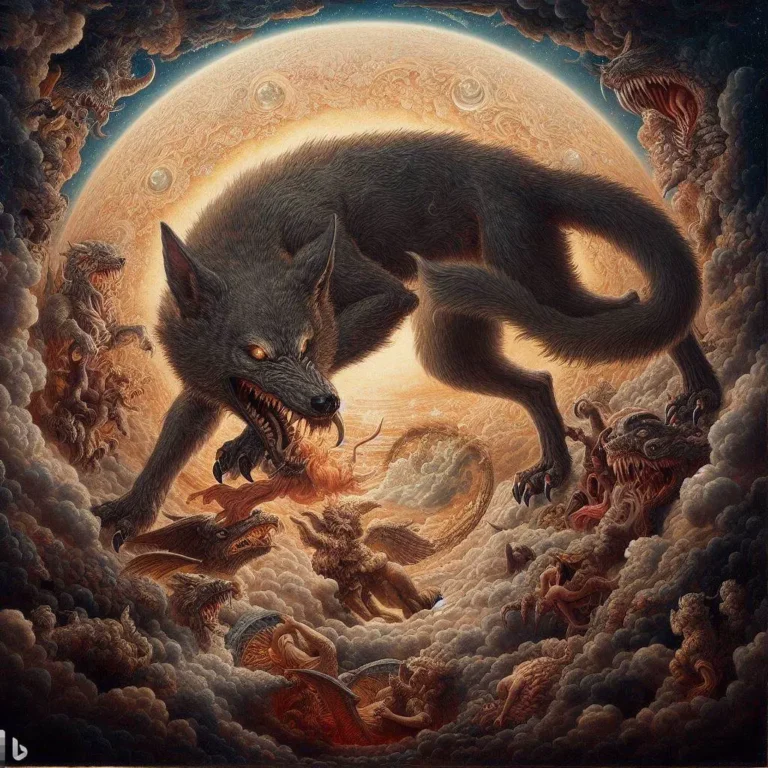 Le loup Fenrir : la bête géante du Ragnarök