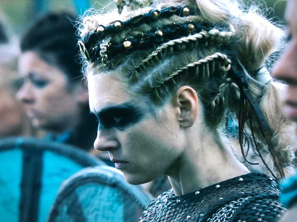 Maquillage lagertha série viking